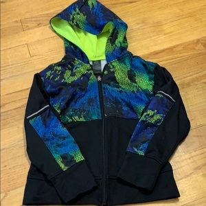 Boys Zip Champion Dry Fit Sweat Shirt